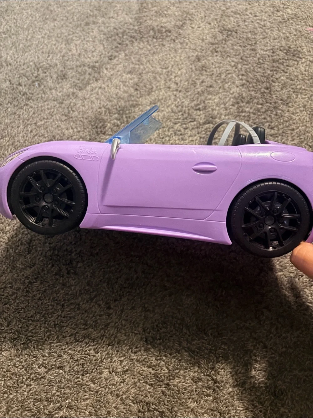 Barbie Dream Car Convertible Purple 2-Seater Vehicle Mattel HBT92 2020 EUC